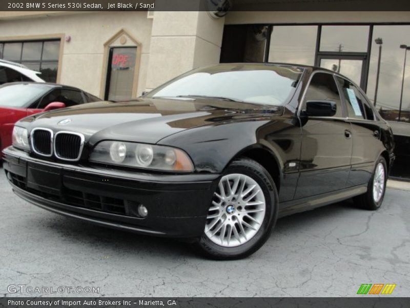 Jet Black / Sand 2002 BMW 5 Series 530i Sedan