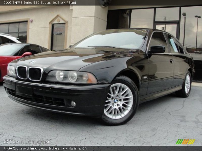 Jet Black / Sand 2002 BMW 5 Series 530i Sedan