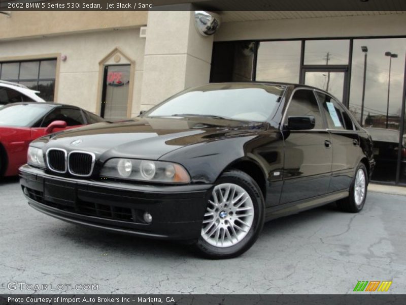 Jet Black / Sand 2002 BMW 5 Series 530i Sedan