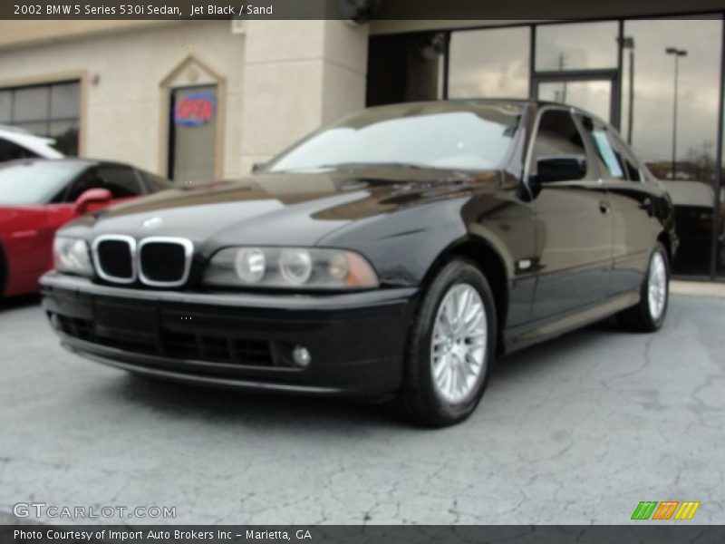 Jet Black / Sand 2002 BMW 5 Series 530i Sedan