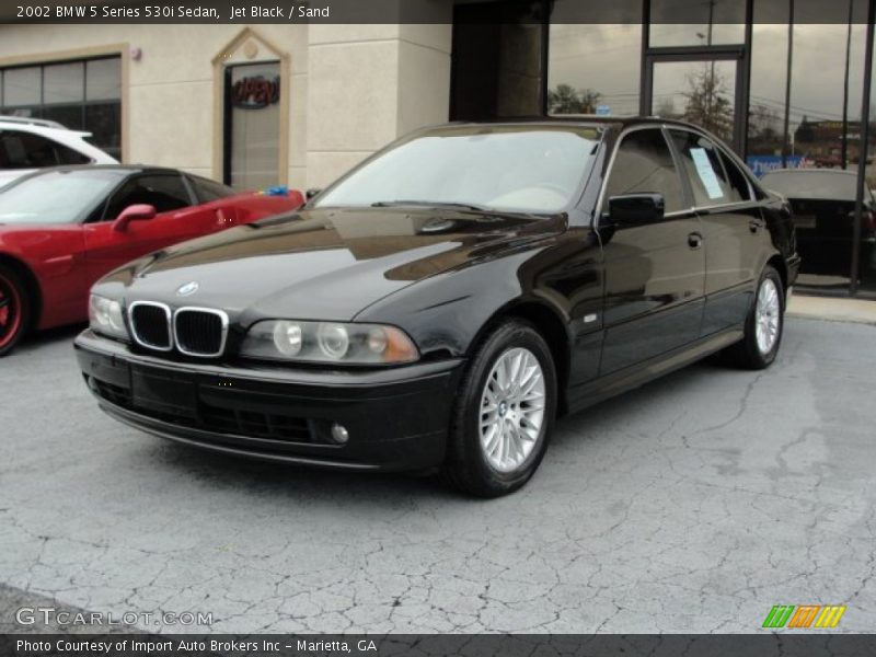 Jet Black / Sand 2002 BMW 5 Series 530i Sedan