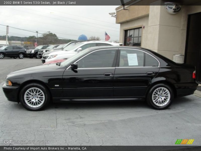 Jet Black / Sand 2002 BMW 5 Series 530i Sedan