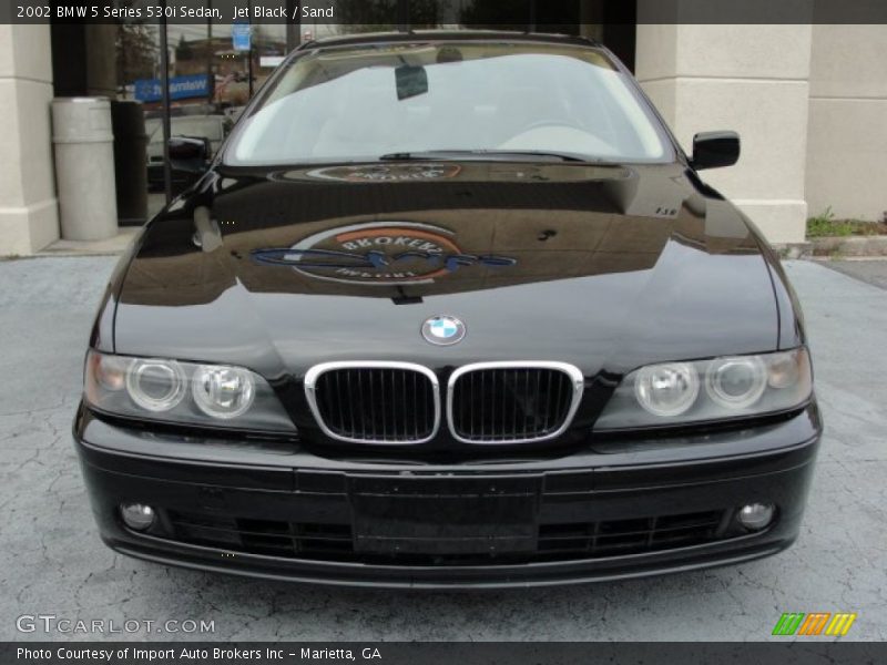 Jet Black / Sand 2002 BMW 5 Series 530i Sedan