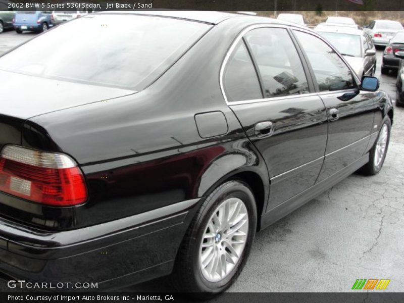 Jet Black / Sand 2002 BMW 5 Series 530i Sedan