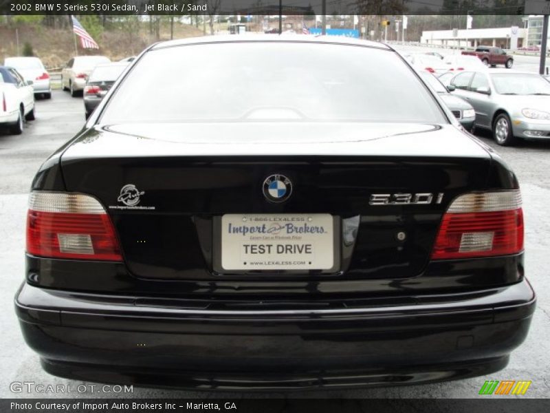 Jet Black / Sand 2002 BMW 5 Series 530i Sedan