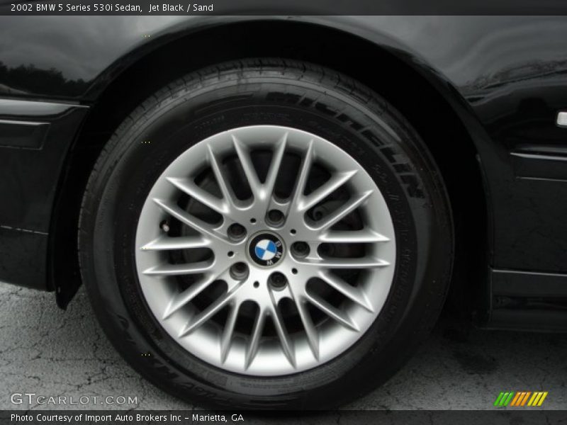 Jet Black / Sand 2002 BMW 5 Series 530i Sedan