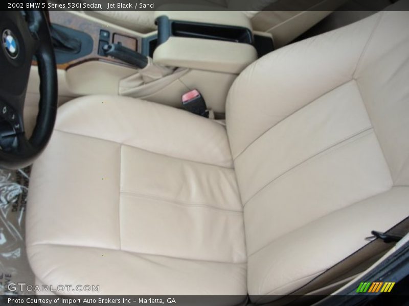 Jet Black / Sand 2002 BMW 5 Series 530i Sedan