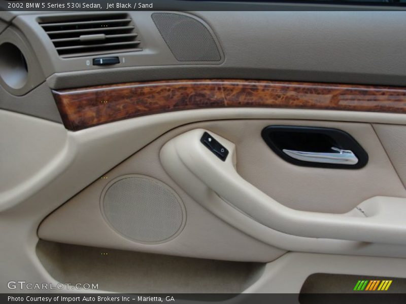 Jet Black / Sand 2002 BMW 5 Series 530i Sedan