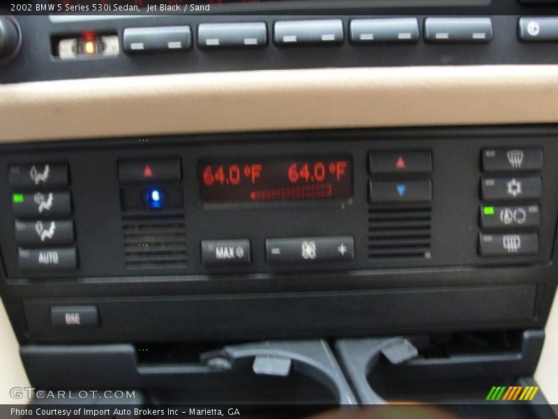 Jet Black / Sand 2002 BMW 5 Series 530i Sedan