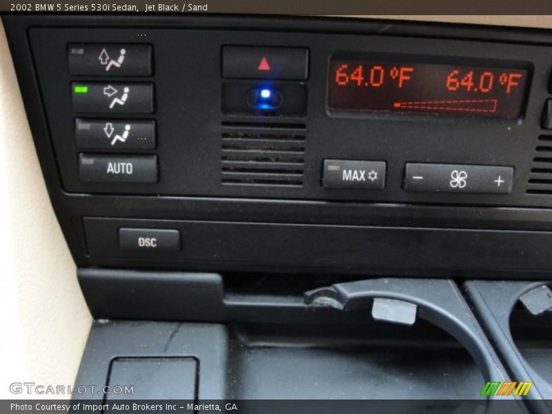 Jet Black / Sand 2002 BMW 5 Series 530i Sedan