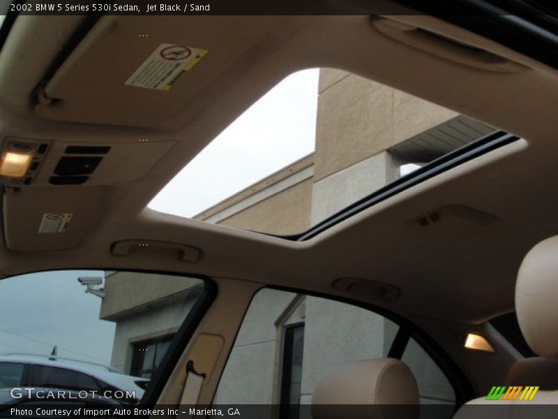 Jet Black / Sand 2002 BMW 5 Series 530i Sedan
