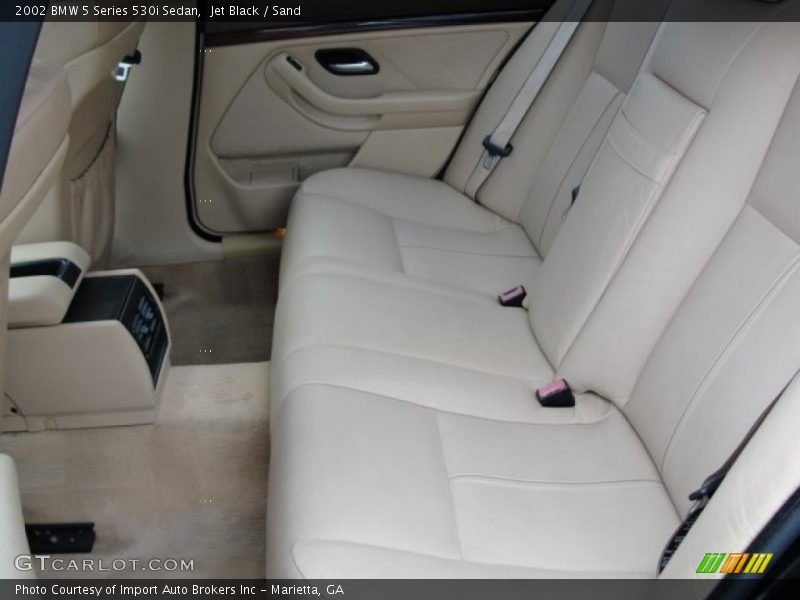 Jet Black / Sand 2002 BMW 5 Series 530i Sedan