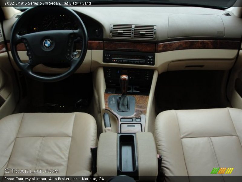 Jet Black / Sand 2002 BMW 5 Series 530i Sedan
