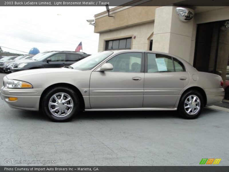 Light Bronzemist Metallic / Taupe 2003 Buick LeSabre Limited