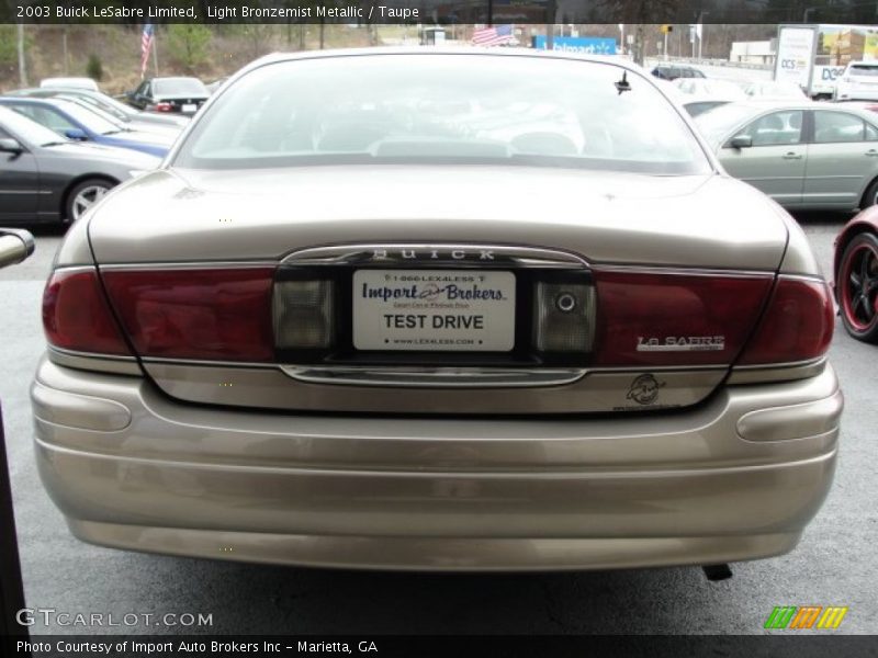 Light Bronzemist Metallic / Taupe 2003 Buick LeSabre Limited