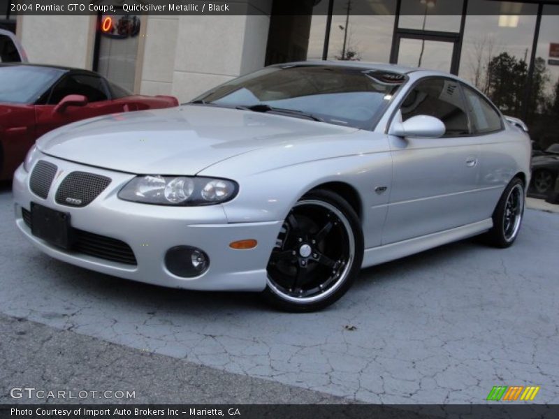 Quicksilver Metallic / Black 2004 Pontiac GTO Coupe