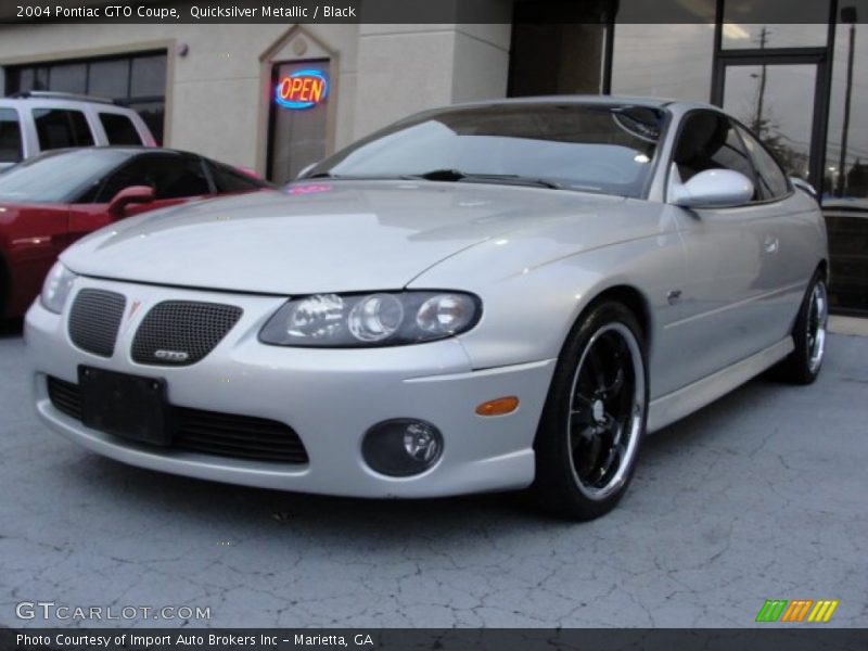 Quicksilver Metallic / Black 2004 Pontiac GTO Coupe