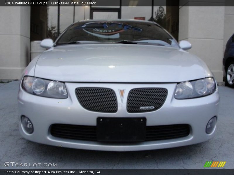 Quicksilver Metallic / Black 2004 Pontiac GTO Coupe