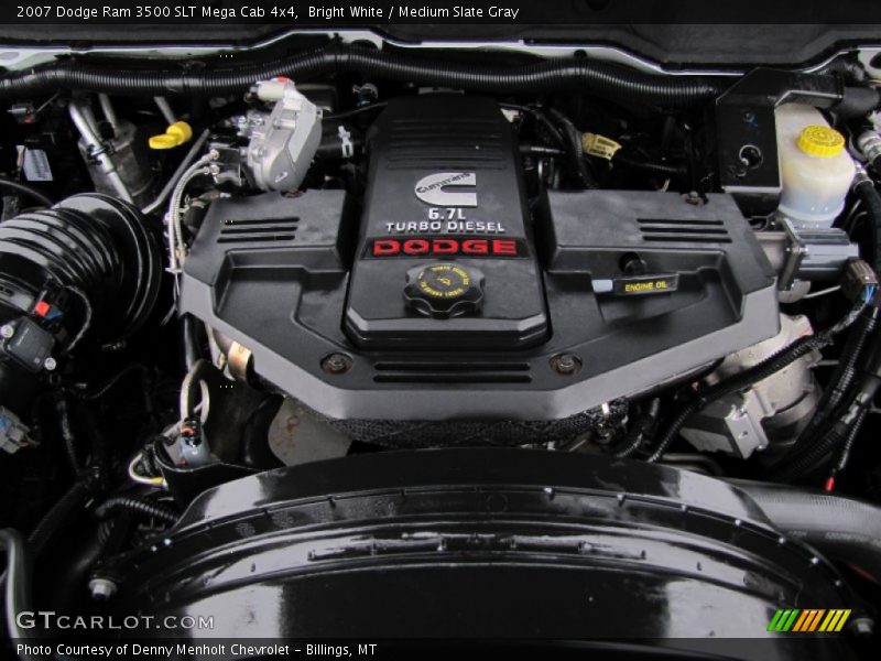  2007 Ram 3500 SLT Mega Cab 4x4 Engine - 6.7 Liter OHV 24-Valve Turbo Diesel Inline 6 Cylinder