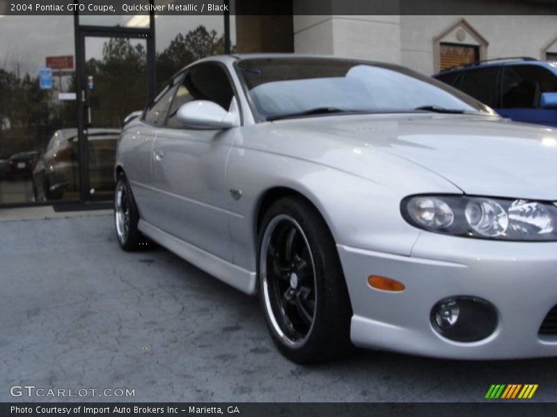 Quicksilver Metallic / Black 2004 Pontiac GTO Coupe