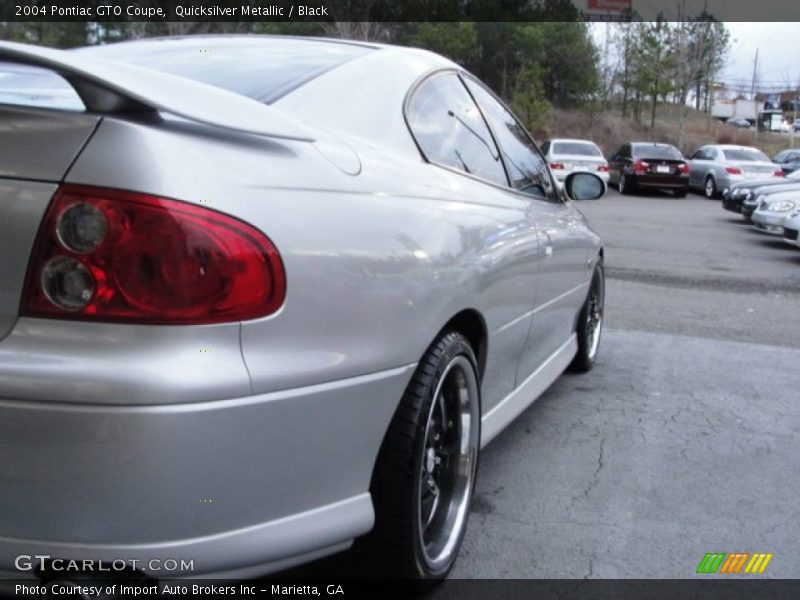 Quicksilver Metallic / Black 2004 Pontiac GTO Coupe