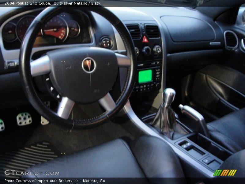 Quicksilver Metallic / Black 2004 Pontiac GTO Coupe