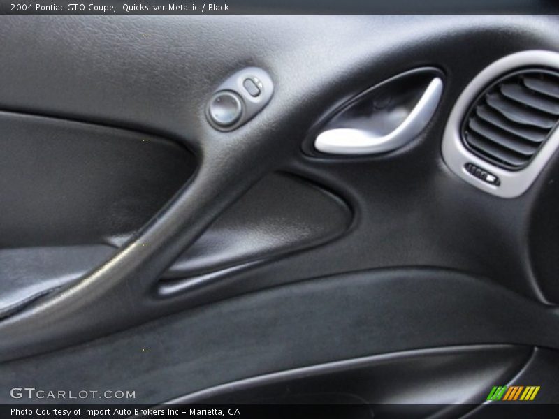 Quicksilver Metallic / Black 2004 Pontiac GTO Coupe