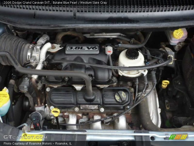 Butane Blue Pearl / Medium Slate Gray 2006 Dodge Grand Caravan SXT