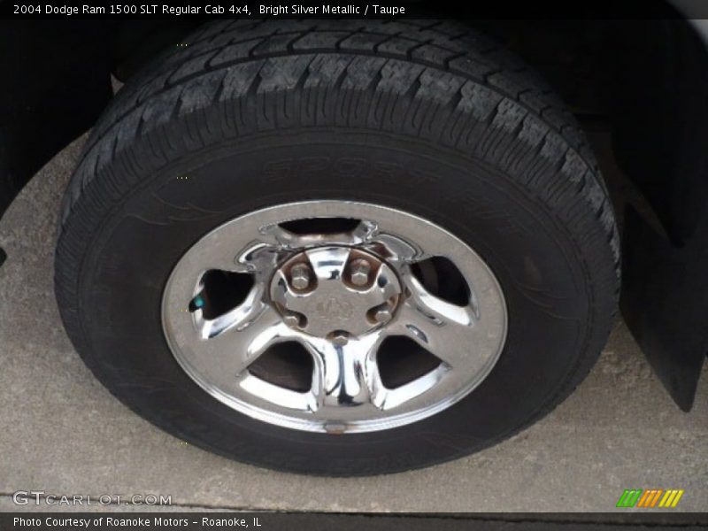 Bright Silver Metallic / Taupe 2004 Dodge Ram 1500 SLT Regular Cab 4x4