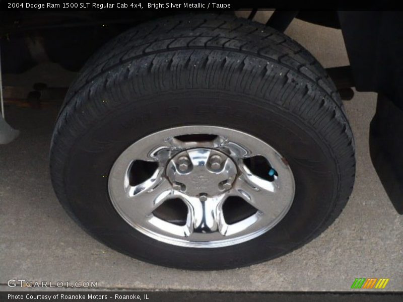Bright Silver Metallic / Taupe 2004 Dodge Ram 1500 SLT Regular Cab 4x4