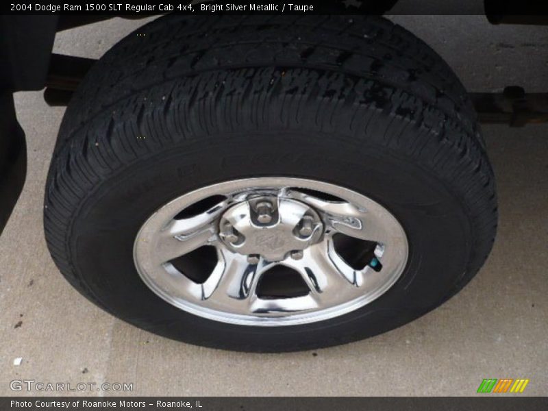 Bright Silver Metallic / Taupe 2004 Dodge Ram 1500 SLT Regular Cab 4x4