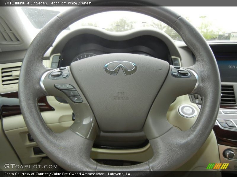 Moonlight White / Wheat 2011 Infiniti M 37 Sedan