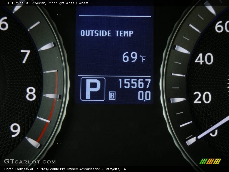 Moonlight White / Wheat 2011 Infiniti M 37 Sedan