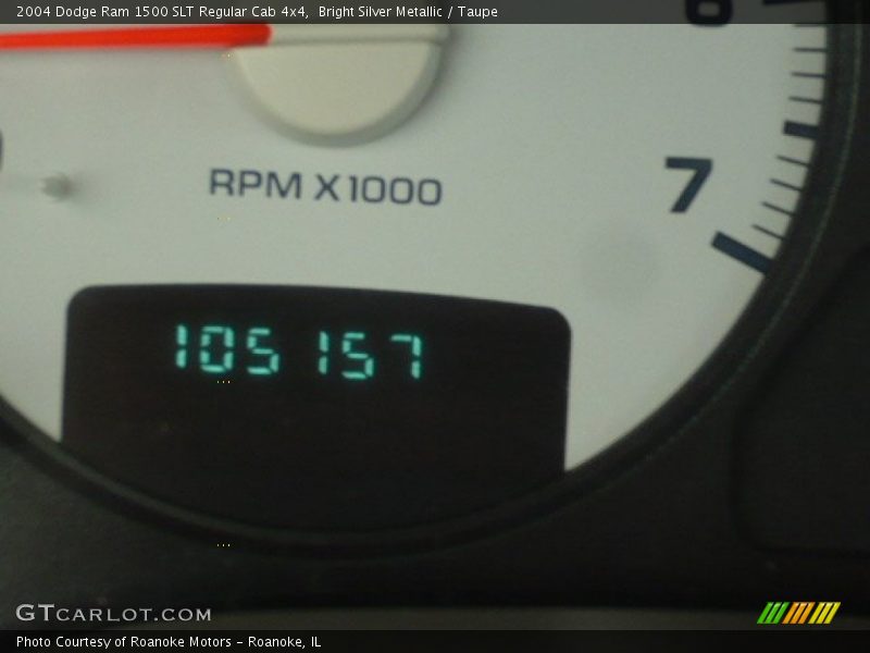 Bright Silver Metallic / Taupe 2004 Dodge Ram 1500 SLT Regular Cab 4x4
