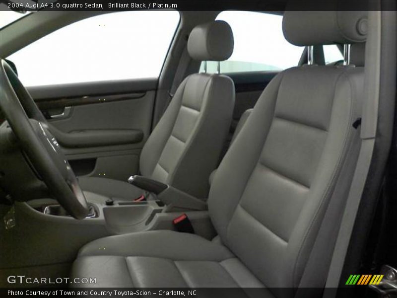 Brilliant Black / Platinum 2004 Audi A4 3.0 quattro Sedan