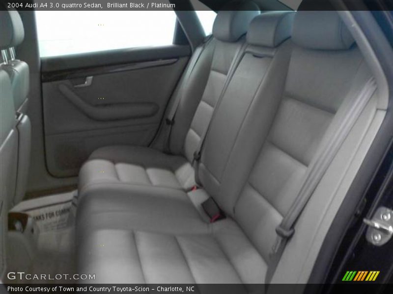 Brilliant Black / Platinum 2004 Audi A4 3.0 quattro Sedan