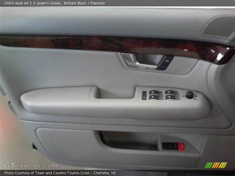 Brilliant Black / Platinum 2004 Audi A4 3.0 quattro Sedan