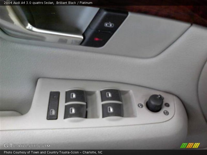 Brilliant Black / Platinum 2004 Audi A4 3.0 quattro Sedan