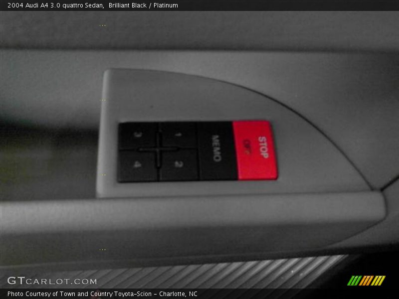 Brilliant Black / Platinum 2004 Audi A4 3.0 quattro Sedan