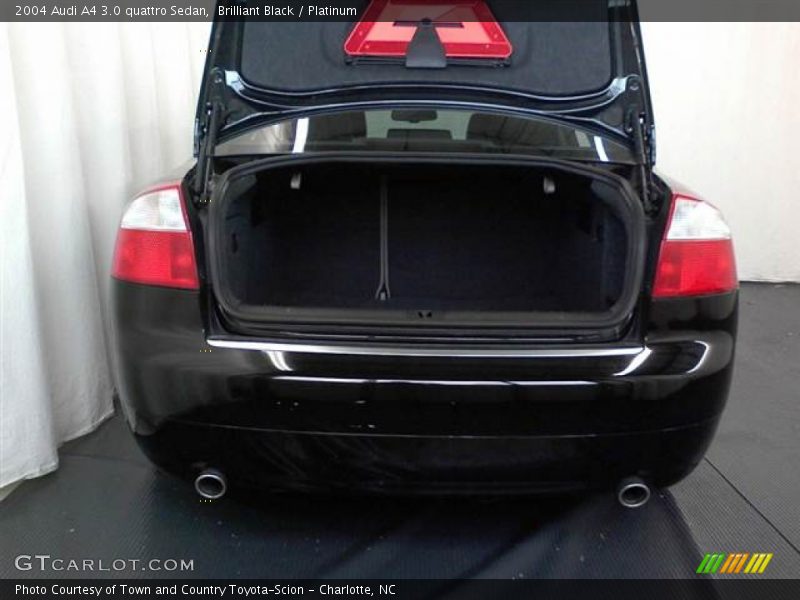 Brilliant Black / Platinum 2004 Audi A4 3.0 quattro Sedan