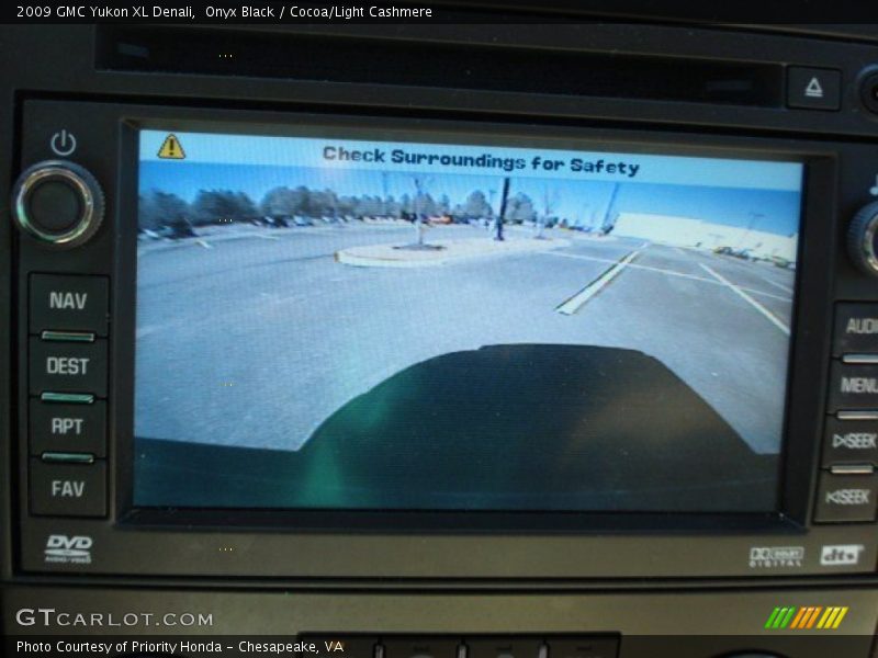 Onyx Black / Cocoa/Light Cashmere 2009 GMC Yukon XL Denali