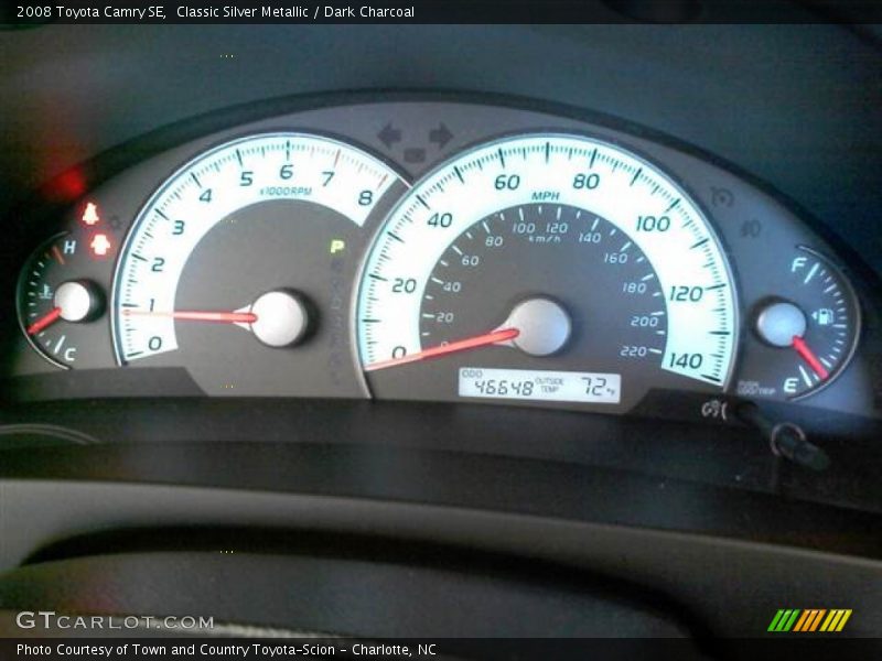 Classic Silver Metallic / Dark Charcoal 2008 Toyota Camry SE