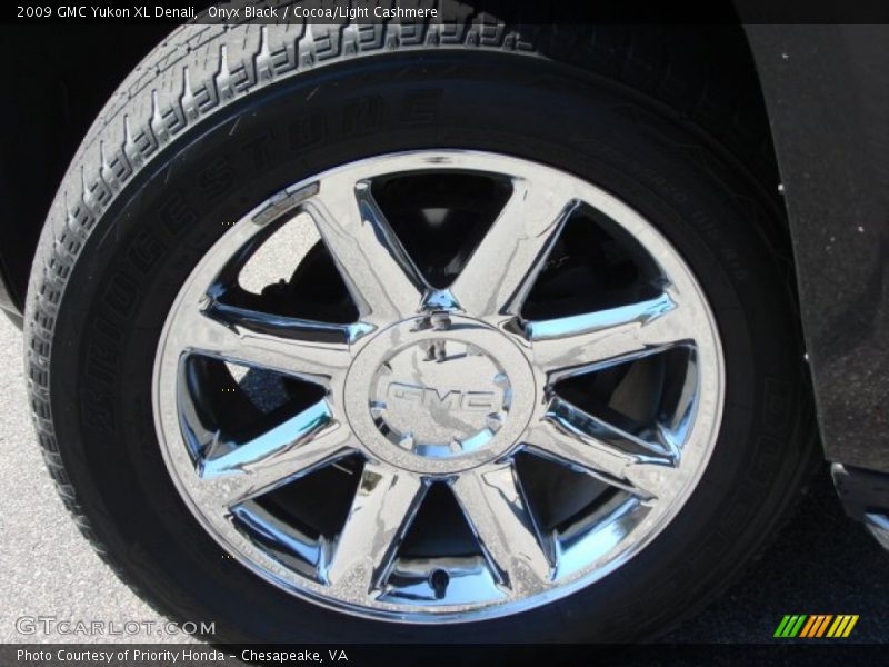 Onyx Black / Cocoa/Light Cashmere 2009 GMC Yukon XL Denali