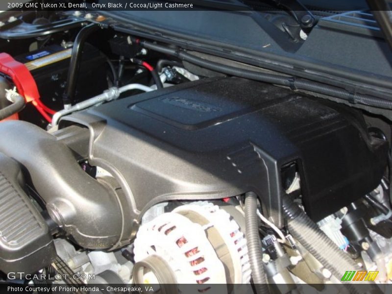 Onyx Black / Cocoa/Light Cashmere 2009 GMC Yukon XL Denali