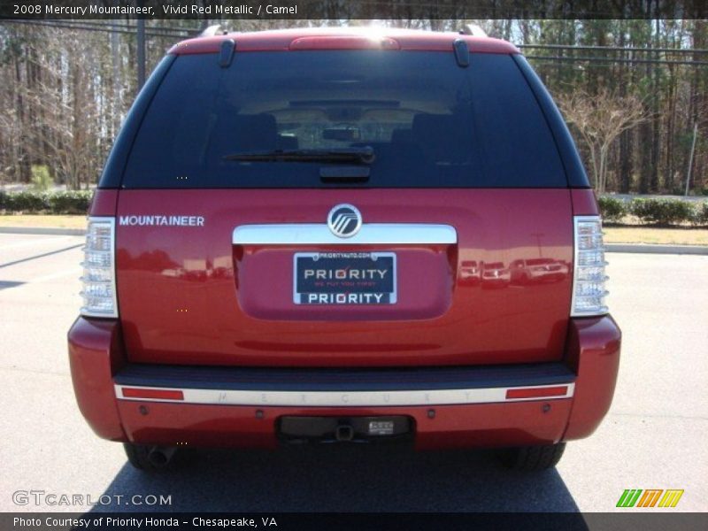 Vivid Red Metallic / Camel 2008 Mercury Mountaineer