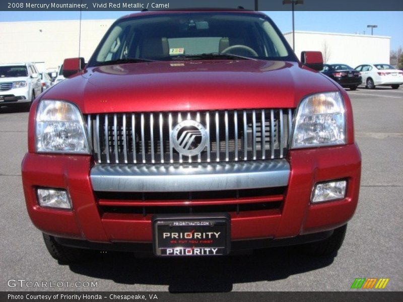 Vivid Red Metallic / Camel 2008 Mercury Mountaineer