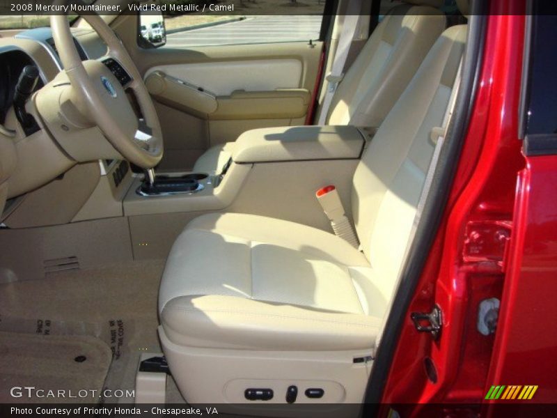 Vivid Red Metallic / Camel 2008 Mercury Mountaineer