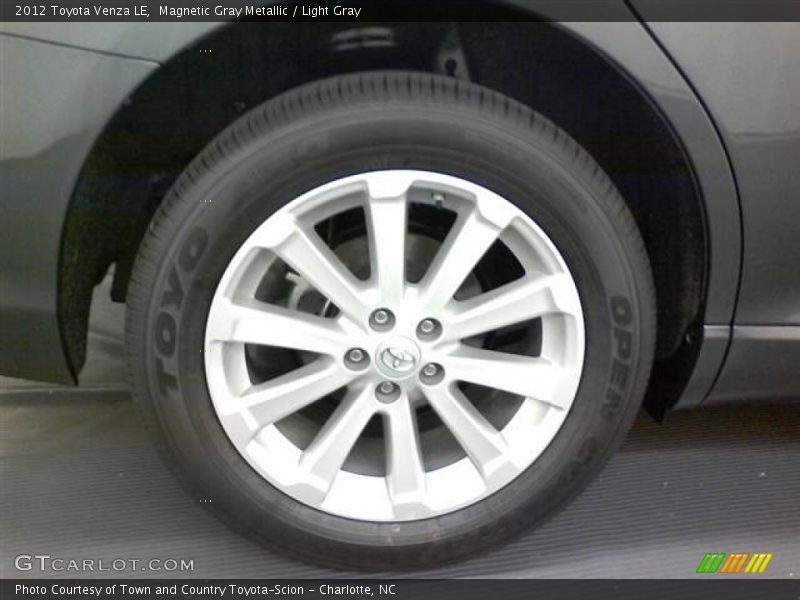 Magnetic Gray Metallic / Light Gray 2012 Toyota Venza LE