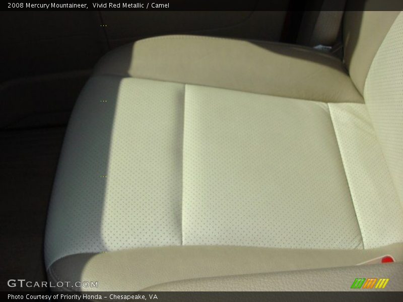 Vivid Red Metallic / Camel 2008 Mercury Mountaineer
