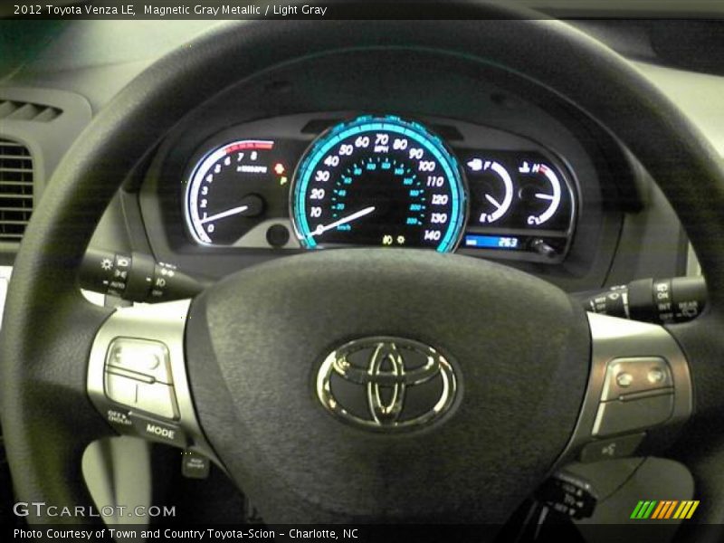 Magnetic Gray Metallic / Light Gray 2012 Toyota Venza LE
